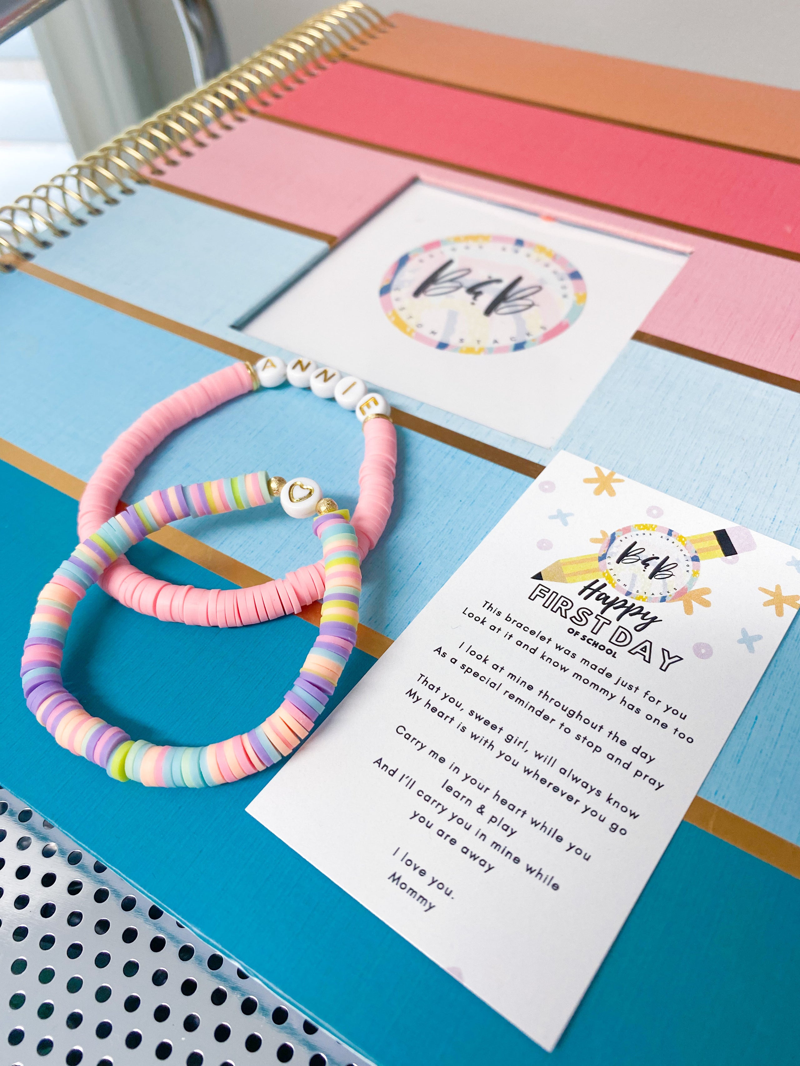 Mommy and me bracelets for school new arrivals